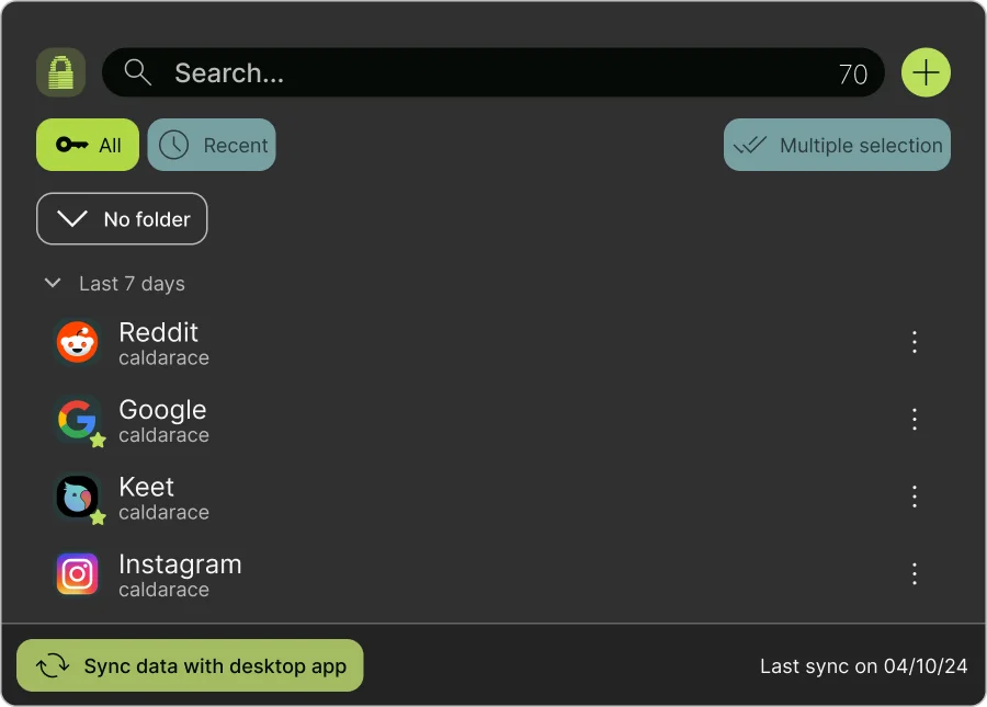 PearPass Browser app preview